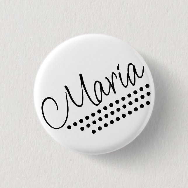 Maria Text Button (Front)