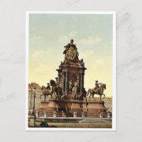 Maria Theresa Monument, Vienna, Austro-Hungary mag