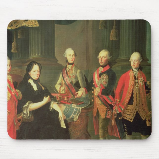 Maria Theresa of Austria  with four of her Mouse Pad (Front)
