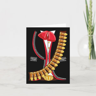 Mariachi Charro Mexican Cinco De Mayo Costume Shir Card