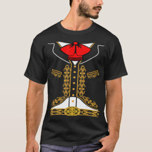 Mariachi Charro Mexican Costume For Cinco De Mayo T-Shirt