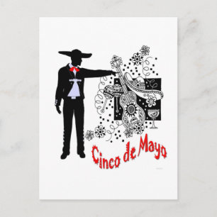 Mariachi-Cinco de Mayo Postcard