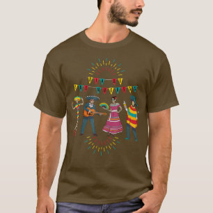 Mariachi Dia De Los Muertos T-Shirt