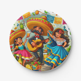 Mariachi Fiesta  Paper Plate
