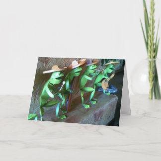 MARIACHI FROGS SAY HAPPY BIRTHDAY CARD