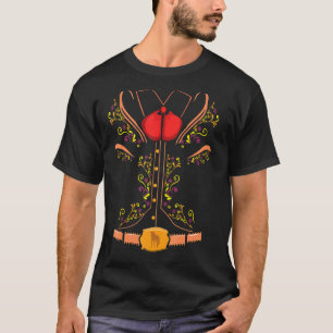 Mariachi Outfit Mexican Mexico Happy Cinco De Mayo T-Shirt