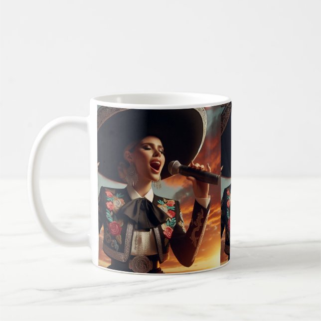 Mariachi Passion at Sunset Coffee Mug (Left)