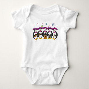 Mariachi Penguins Baby Outfit Bodysuit
