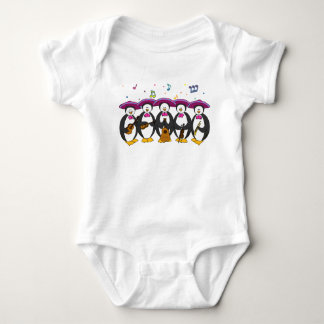 Mariachi Penguins Baby Outfit Bodysuit