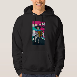 Mariachi Playing Skeleton - Day of the Dead Hoodie
