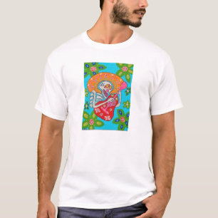 Mariachi Serenade - Day Of The Dead Skeleton T-Shirt