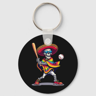 Mariachi Skeleton Bysebyll Cinco De Mayo Mexican S Key Ring