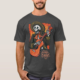 Mariachi skeleton Cinco de Mayo apparel for taco l T-Shirt