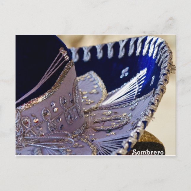Mariachi Sombrero Postcard (Front)