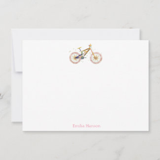 Mariah Bike Personalised Note Card