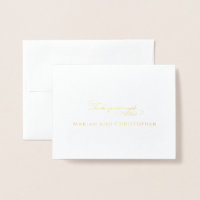 Mariah & Chris champagne table card