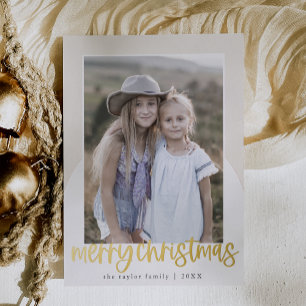 MARIAH Gold Foil Arch Fun Family Photo Christmas