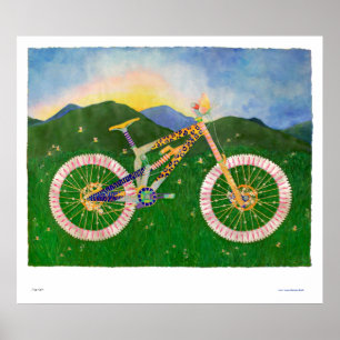 Mariah Mountain Bike Print