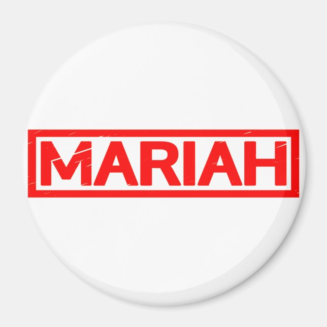 Mariah Stamp Magnet (Front)