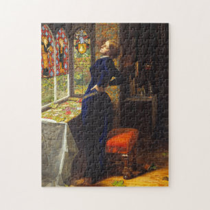 Mariana, c. 1851 by Sir John Everett Millais Jigsaw Puzzle