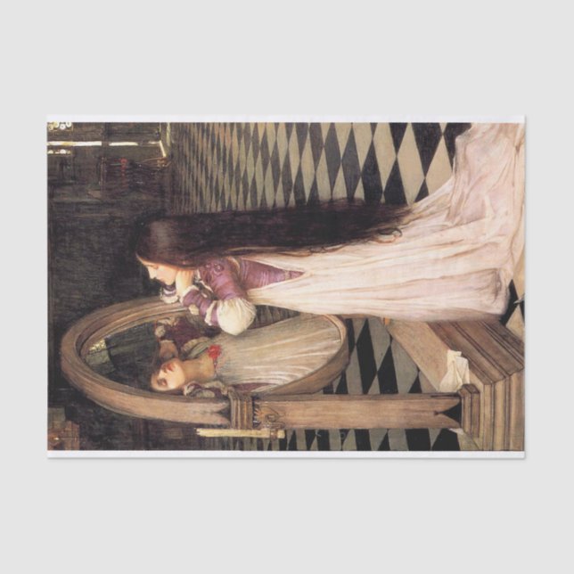 Mariana in the South by John William Waterhouse Tissue Paper (Front)