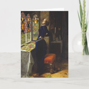 Mariana, John Everett Millais, 1851 Card