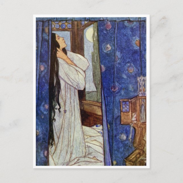 Mariana Vintage Illustration Florence Harrison Postcard (Front)