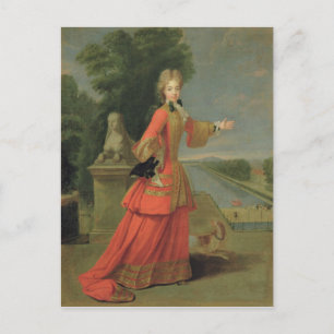 Marie-Adelaide de Savoie in Hunting Dress Postcard