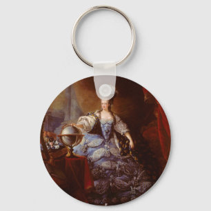 Marie Antoinett of Austria by Jean Baptiste Dagoty Key Ring