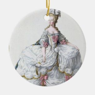 Marie Antoinette (1752-93) from 'Receuil des Estam Ceramic Tree Decoration