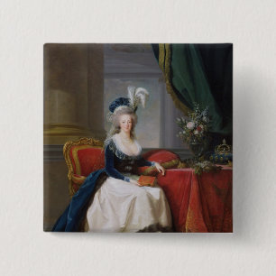Marie-Antoinette  1788 15 Cm Square Badge