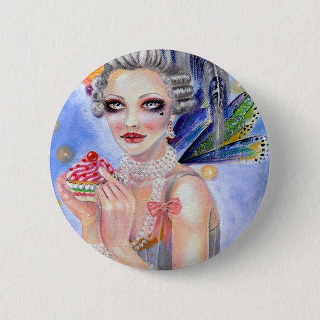 Marie Antoinette 6 Cm Round Badge (Front)