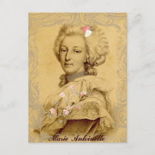 Marie Antoinette Altered Art Illustration Postcard
