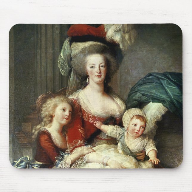 Marie-Antoinette  and her Four Children, 1787 Mouse Pad (Front)