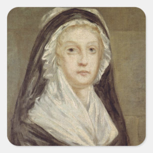 Marie Antoinette  at the Conciergerie Square Sticker