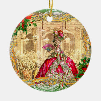 Marie Antoinette at Versailles Christmas Ornament