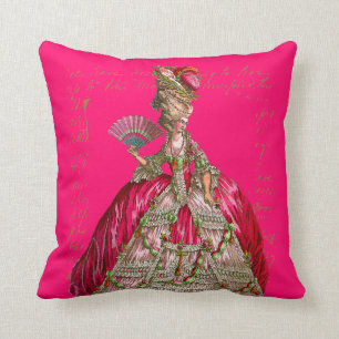 Marie Antoinette at Versailles Tea Party Cushion