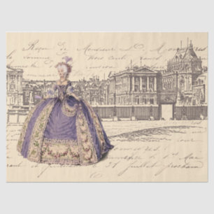 Marie Antoinette at Versailles Tissue Paper
