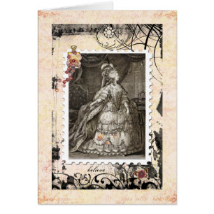 Marie Antoinette blank card