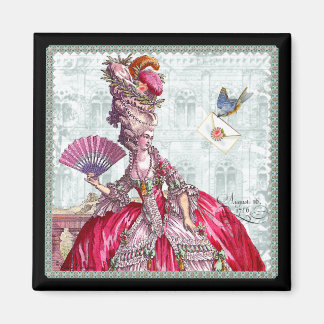 Marie Antoinette & Bluebird Magnet