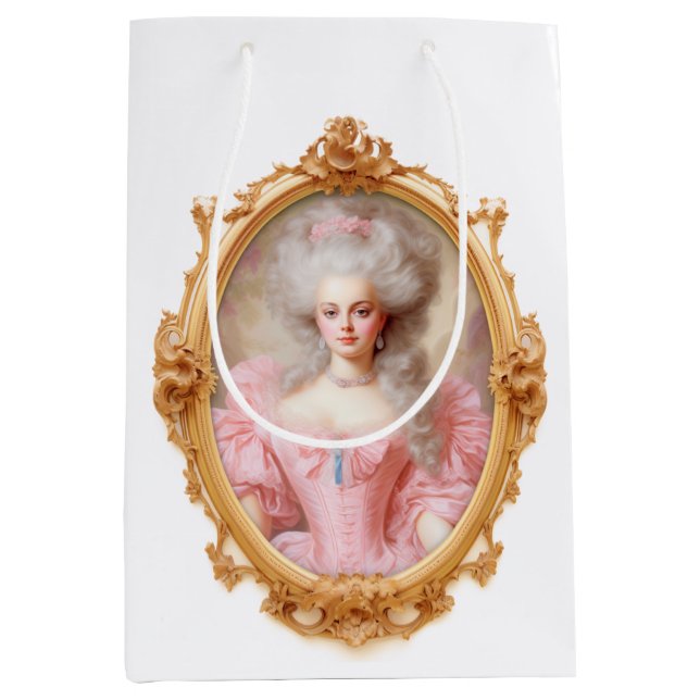 Marie Antoinette Bridal Gift Bag (Front)