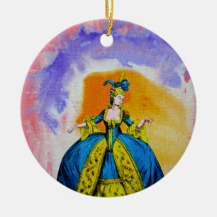 Marie Antoinette by Michael Moffa Ceramic Tree Decoration