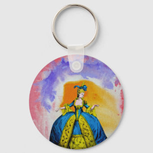 Marie Antoinette by Michael Moffa Key Ring