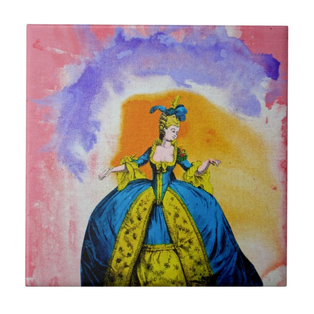 Marie Antoinette by Michael Moffa Tile (Front)