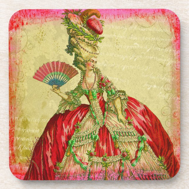 Marie Antoinette Coaster Set (Front)