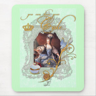 Marie Antoinette Cupcake and Bluebird Mouse Pad