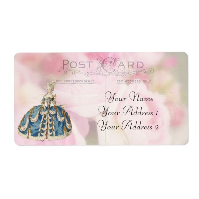 Marie Antoinette Custom Address Labels (Front)