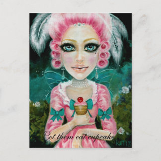 Marie Antoinette dans le jardin Postcard