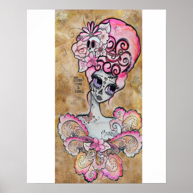Marie Antoinette, Dia de los Muertos Poster (Front)