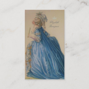 Marie Antoinette Dress ~ Business Card
